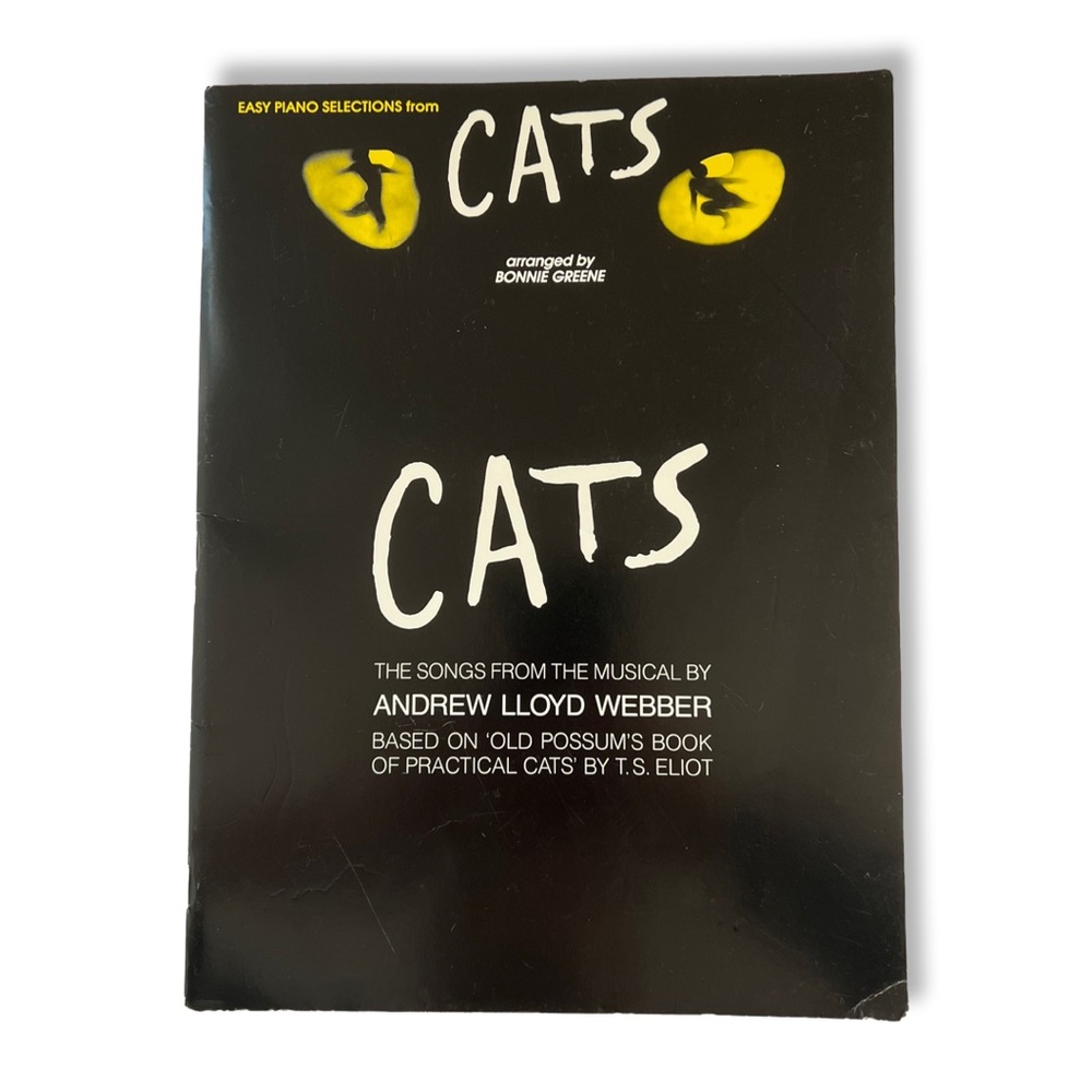 Hal Leonard Easy Piano Selections From “CATS” Arranged Sheet Music Book